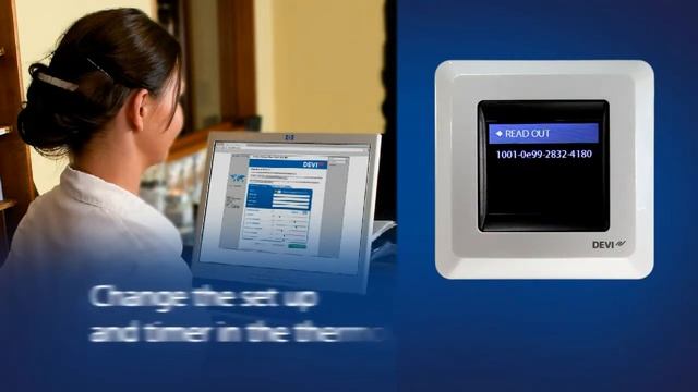 Настройка на терморегулатор DEVIreg Touch смотреть онлайн