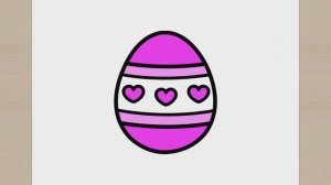 КАК НАРИСОВАТЬ ЛЕГКОЕ ПАСХАЛЬНОЕ ЯЙЦО