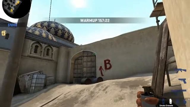 СМОК В ТУННЕЛЬ ДАСТ2ІSMOKE DARK CT DE_ DUST2 смотреть онлайн