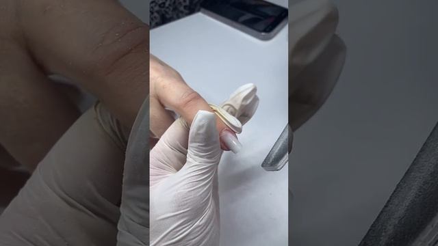 Укрепление ногтей гелевыми типсами #beauty #nails #nailart #мани