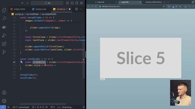 46. HTML, CSS, JavaScript - Image Slider. Адаптивный и бесконечный слайд смотреть онлайн