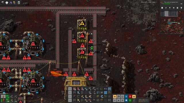 Вулканіт та його переробка Factorio Space Exploration #11 українськ смотреть онлайн