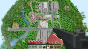 Майнкрафт, 7 Ютуберов Выживают с ОРУЖИЕМ!