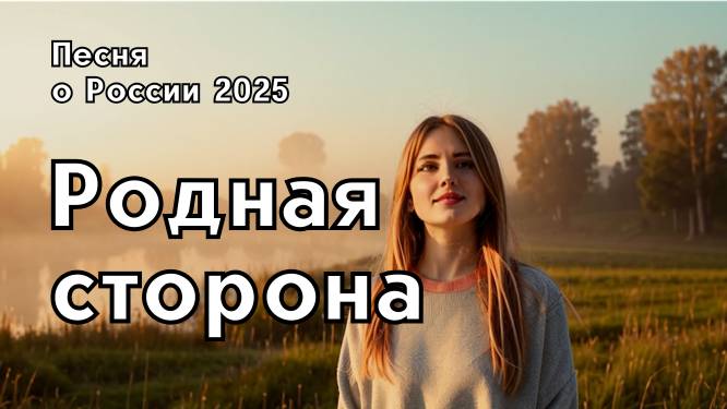 Патриотическая песня о России "Родная сторона" - лирика о родной земле и русской душе смотреть онлайн