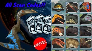 Все скан-коды к игре Мир юрского периода возрождение