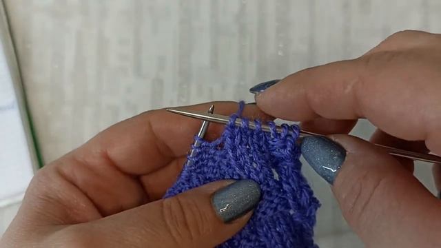 оригинальный узор спицами смотреть онлайн