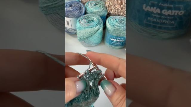 Класс! СЕТКА СПИЦАМИ за МИНУТУ! SUPER EASY LACE KNITTING PATTERN ❕ смотреть онлайн