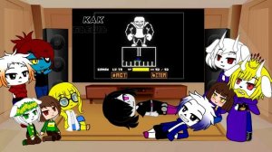 Реакция Undertale на Песню ГИГАЧАД САНС на РУССКОМ