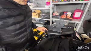 Установка выноса радиатора на CfMoto Cforce 520L