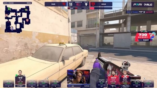 [ХАЙЛАЙТЫ] MOUZ vs FAZE | BLAST Rivals 2025 Season 1 - Четвертьфинал