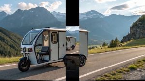 Электрический трицикл-автодом мобильность экологичн?