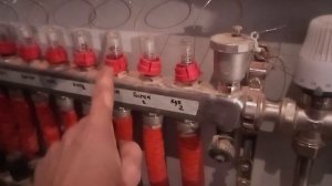 Как отрегулировать коллектор тëплого пола