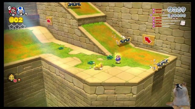 Прохождение Super Mario 3D World  +  Bowser's Fury. Часть 2
