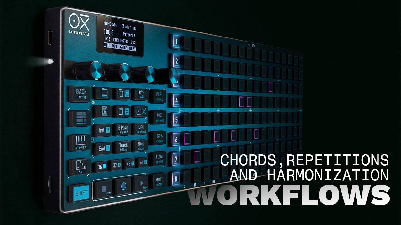 OXI One MK II: Chords, Repetitions and Harmonization