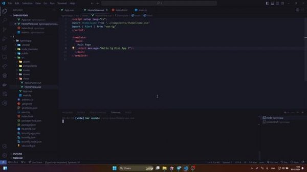Telegram Mini App на VueJS