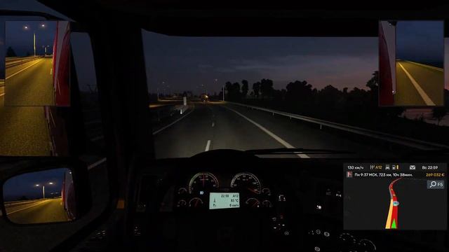 ЕТС 2 1.51. По дорогам Рус Мап + Promods смотреть онлайн