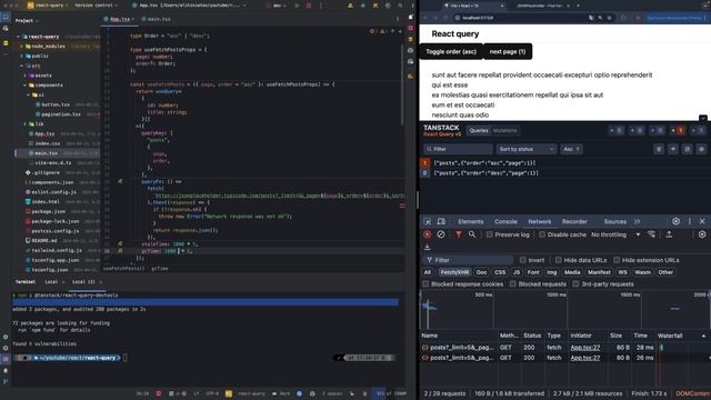 React Query: Полное руководство с useQuery и useInfiniteQuery (2024) смотреть онлайн