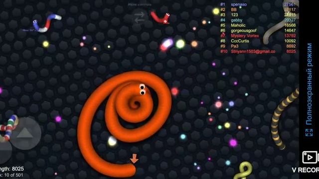 Уриии!! Новое видео!! ИГРАЮ в /slither.io смотреть онлайн