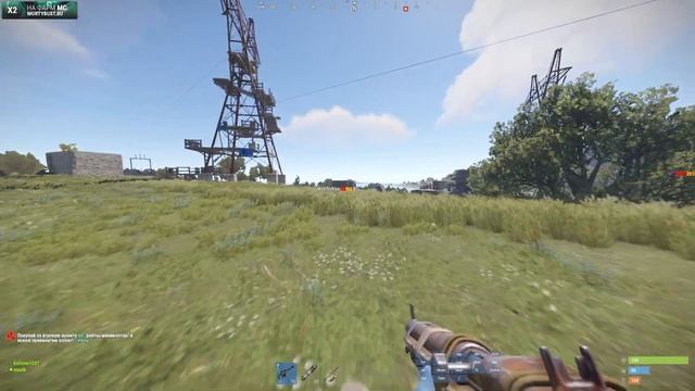 АВТОМАТ АДМИНА, сносит дома читеров! - Патруль в раст/rus