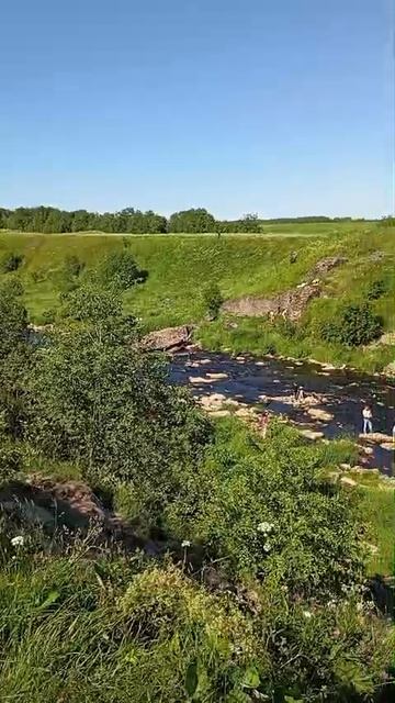 Ленинградская область. р Тосно. Тосненский водопад.
