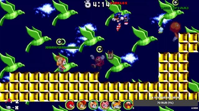 ГОНЯЕМ МОБИАНЦЕВ! Sonic.exe The Disaster 2D Remake смотреть онлайн