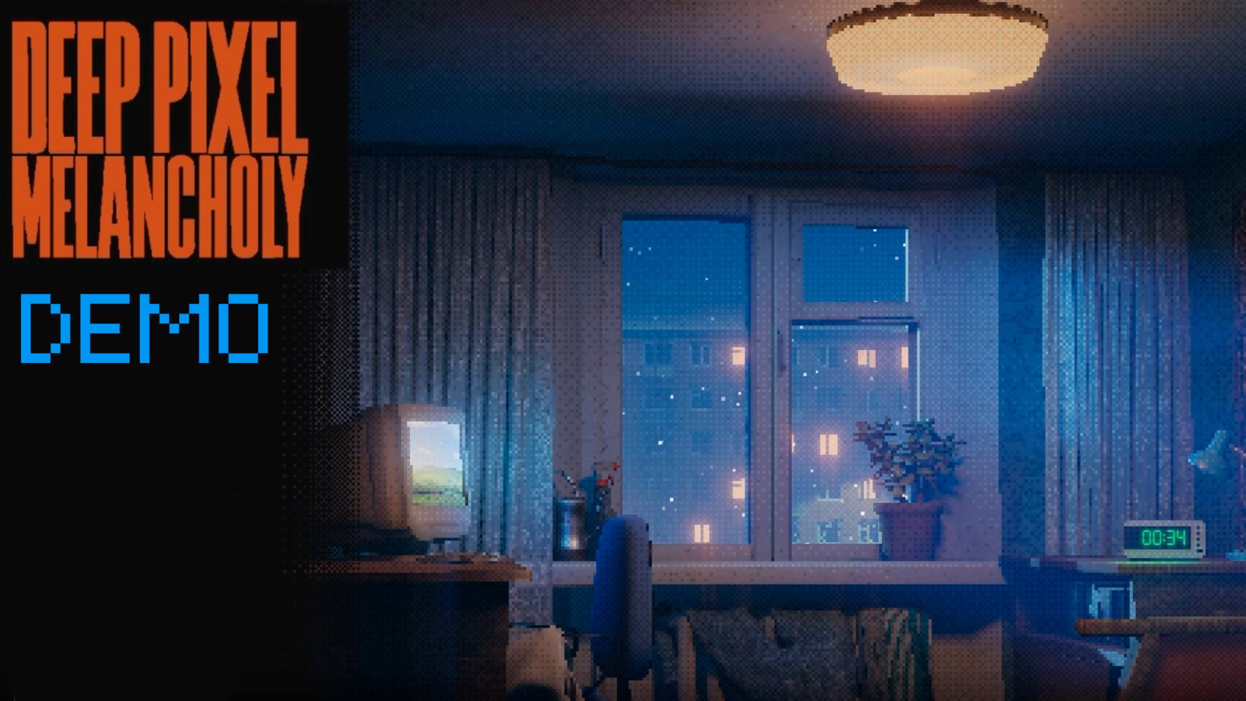 Deep Pixel Melancholy. Депрессивно-увлекательная визуальная новелла. Прохождение демоверсии. смотреть онлайн