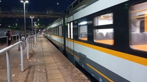 Электропоезд ЭП2ДМ-0269 «ЦППК» отправляется резервом со станции «Фрязево».