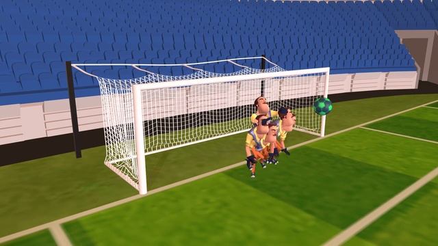 Привет Сосед  против Криштиану Роналду в игре Hello Neighbor Сосед против Криштиану Роналду в футбо