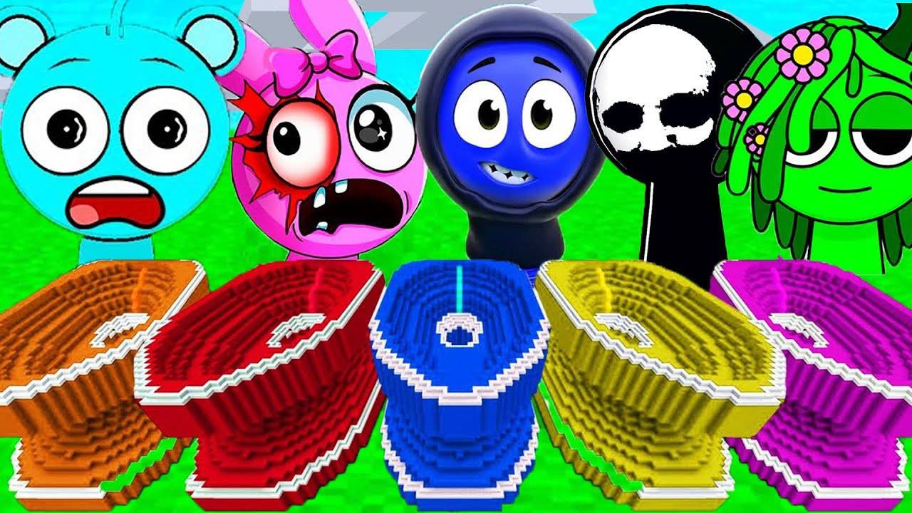 ВЫБЕРИ САМЫЙ ВОНЮЧИЙ УНИТАЗИК СО СПРУНКАМИ В МАЙНКРАФТ смотреть онлайн