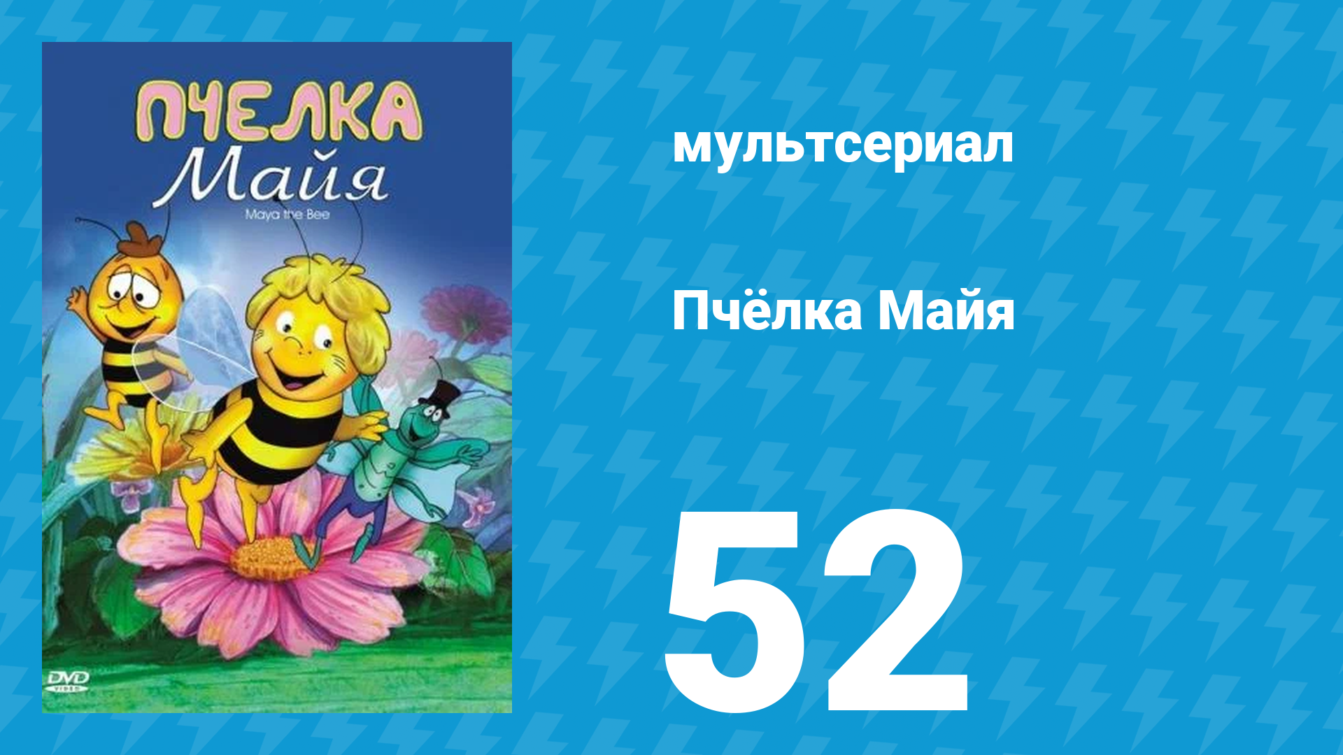 Пчёлка Майя 1 сезон 52 серия «С возвращением, Майя» (мультсериал, 1976)