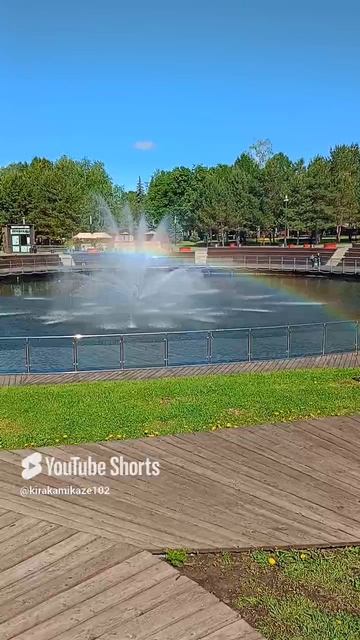 Фонтан и радуга!! ⛲🥰 #shorts #shortvideo смотреть онлайн