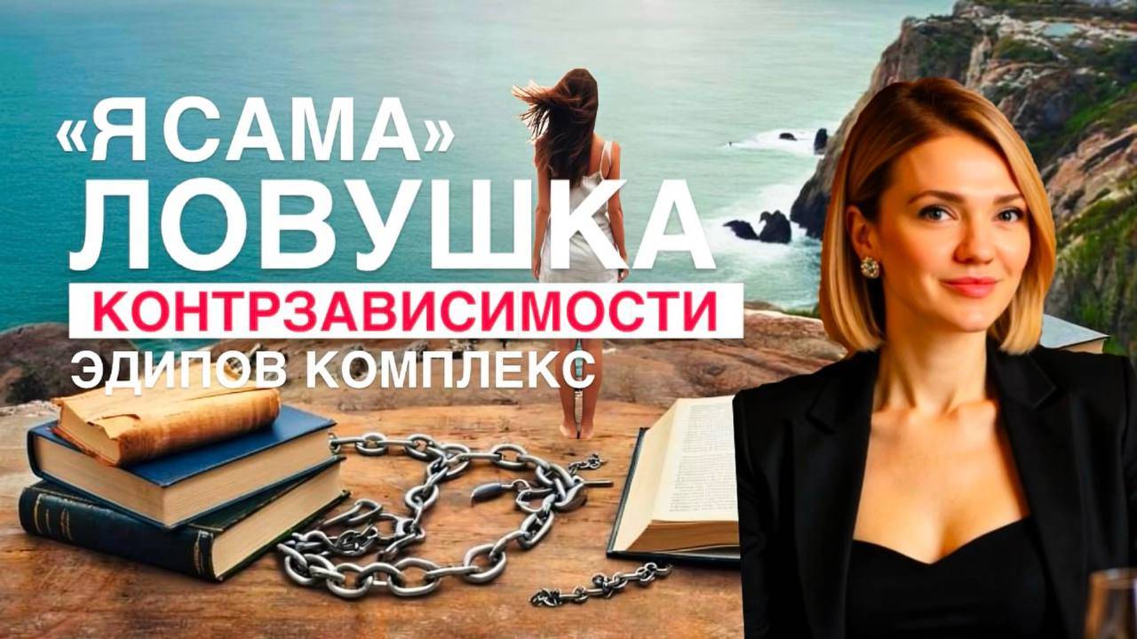 Я САМА: как выйти из ловушки КОНТРЗАВИСИМОСТИ и научиться близости | Эдипов комплекс | #психоанализ смотреть онлайн
