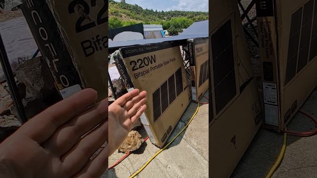 New EcoFlow Solar Panel 220W обзор и тест, сравнение смотреть онлайн