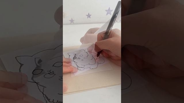 How to draw a cute cat // Як намалювати милого кота ✨🐱🌸 смотреть онлайн
