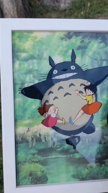 Мой сосед Тоторо #anime #аниме #myneighbortotoro #totoro #tonarinototoro #ghibli #glasspainting смотреть онлайн