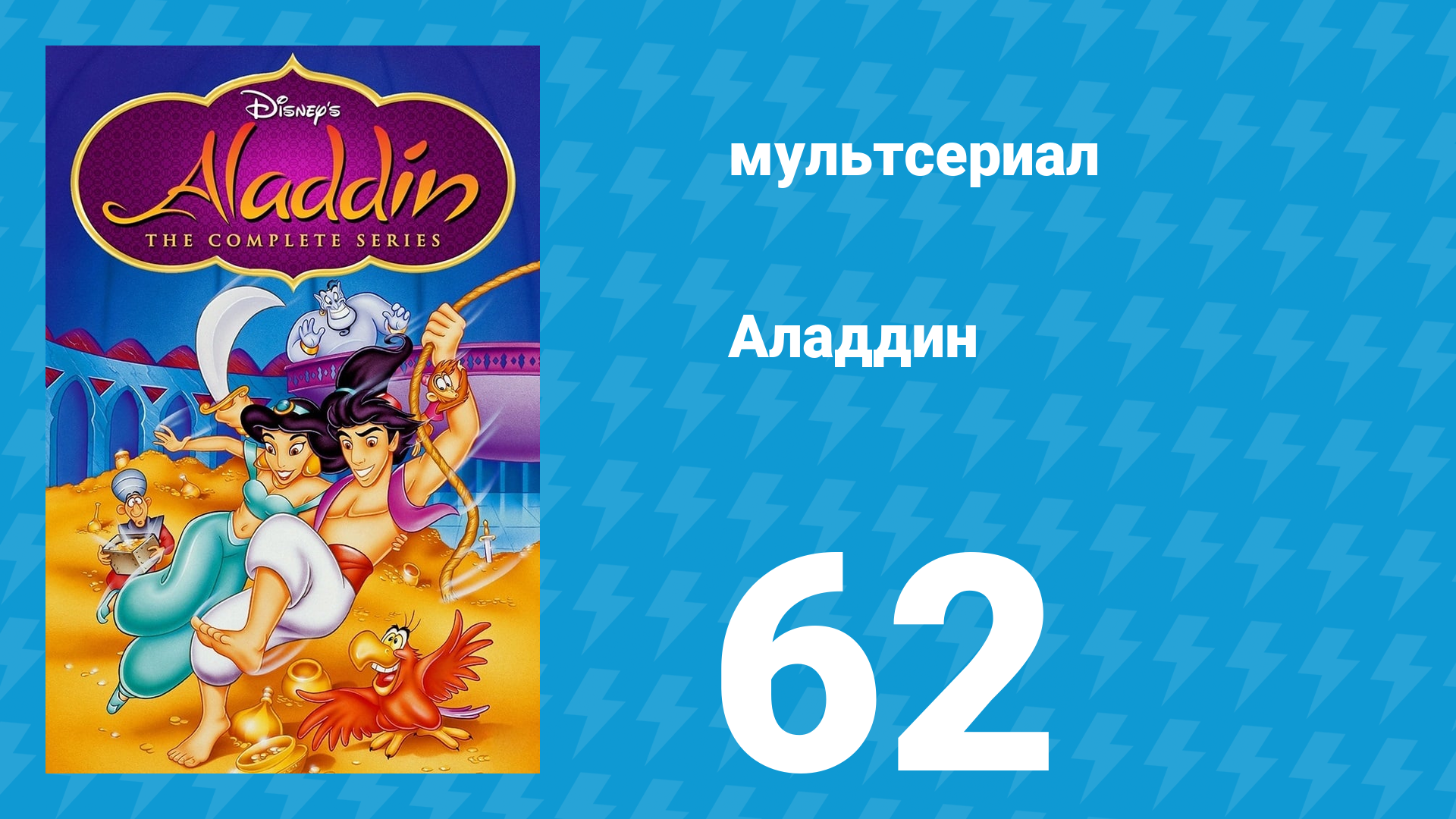 Аладдин 1 сезон 62 серия «Мелкие превратности судьбы» (мультсериал, 1994)