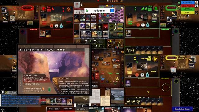 Тестовая игра от первого лица за Steersman Y'rkoon. Dune Imperium + blo смотреть онлайн