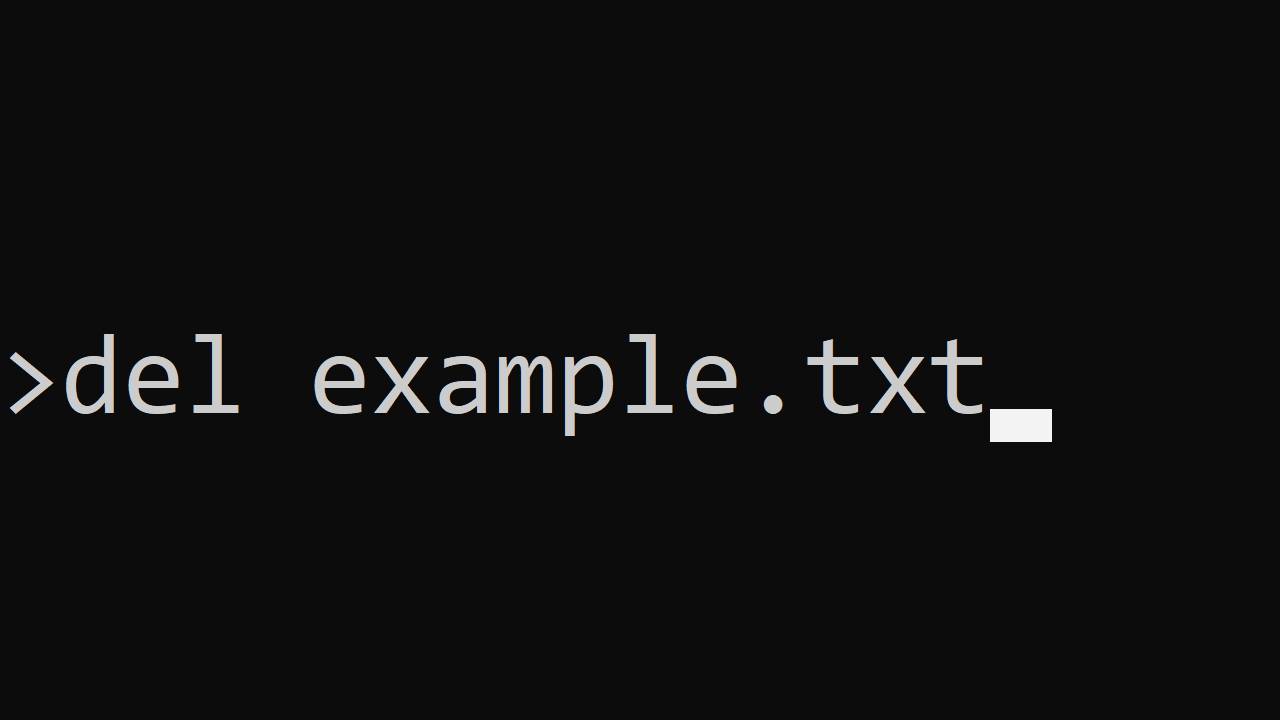 Как удалить файл в CMD? смотреть онлайн