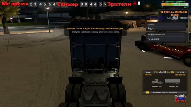 18+●American Truck Simulator●TruckersMP●Американская мечта