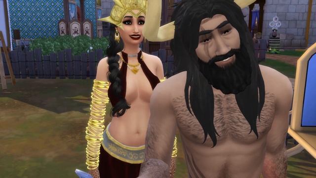 SIMS 4 ЧЕЛЛЕНДЖ МЕСОПОТАМИЯ. СЕРИЯ 8. ШАМХАТ И ЭНКИДУ смотреть онлайн