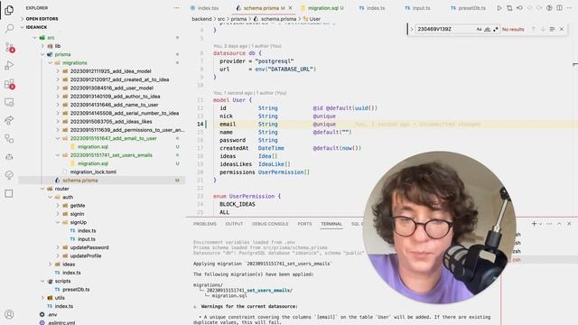 Урок 90. Prisma: кастомные миграции (TypeScript, Node.js, React) смотреть онлайн