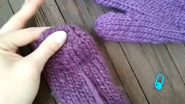 Варежи спицами МК.Часть 2 смотреть онлайн