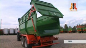 Монолитные прицепы PRONAR T679 и T700