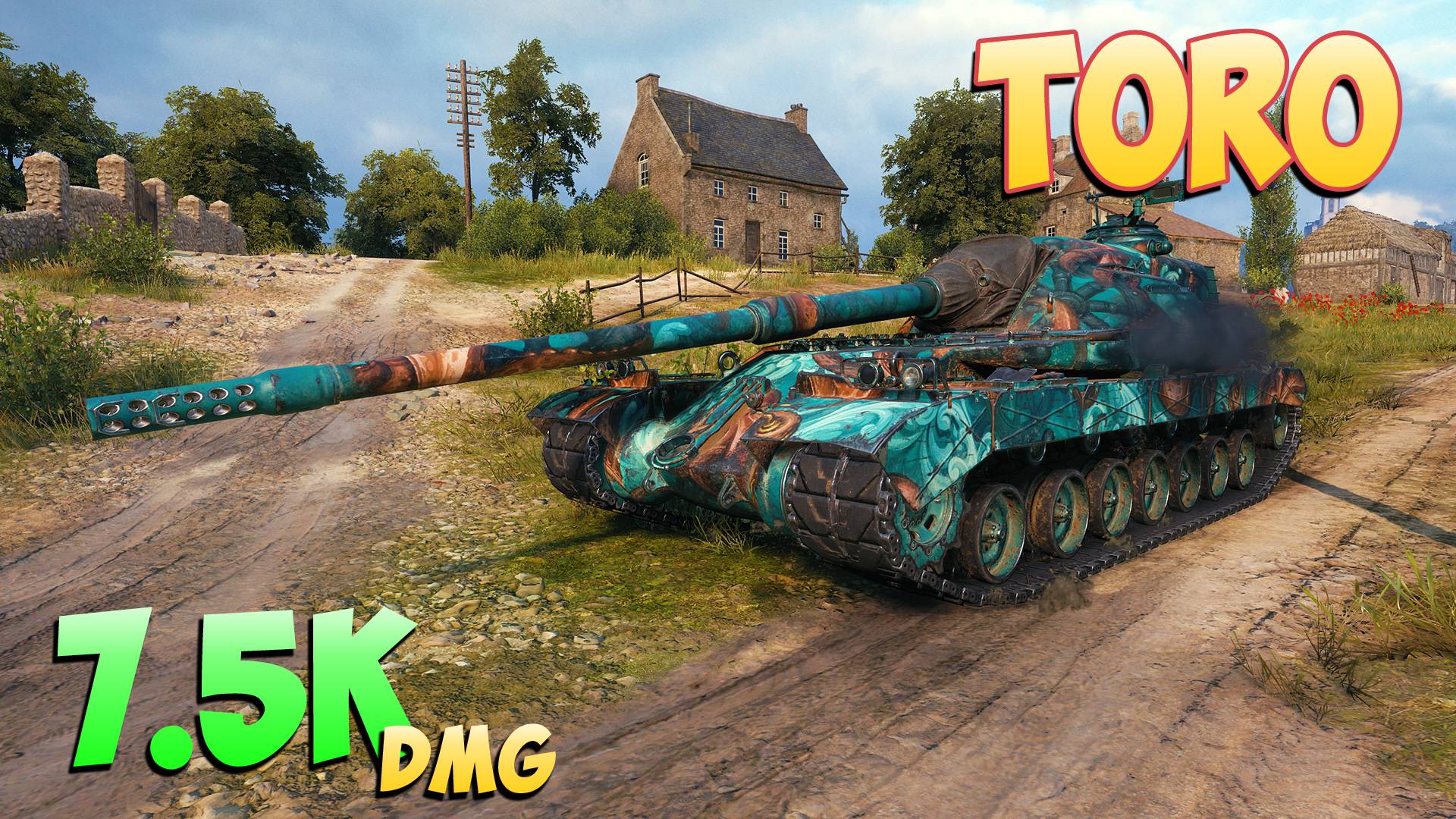 Toro - 4 Фрагов 7.5K Урона - Глянцевый! - Мир Танков