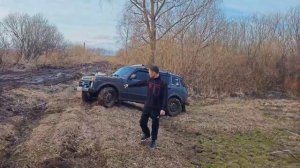 Off road Нива на колёсах cordiant off road 2. Движение по бездорожь