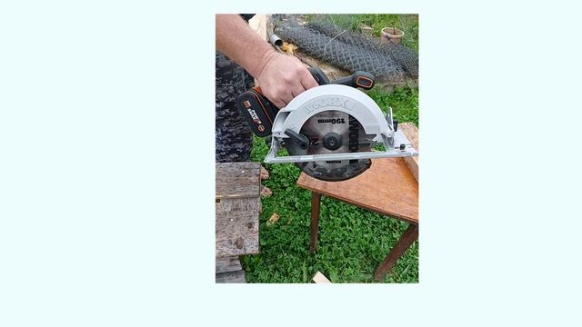 Аккумуляторная циркулярная пила Worx WX520 смотреть онлайн
