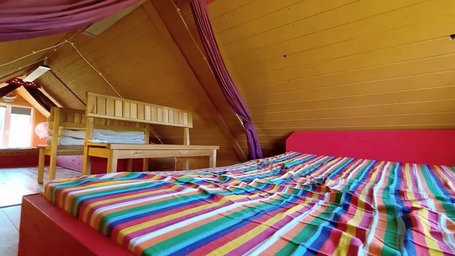 Сруб на сеновале