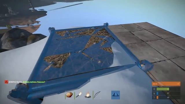 #4 Строим первую халупу | Rust Experimental [CO-OP]