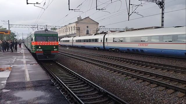 30 мая 2025 г. Двойной Высокоскоростной Электропоезд Сапсан ЭВС1-14+ЭВС2-04 Любань смотреть онлайн