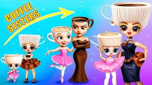 Балерина Капучино и Эспрессоне Сеньора растут вместе! Поделки для кукол